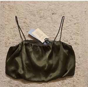 Antonio melani olive Green Top size  2